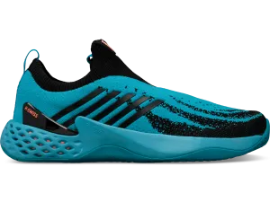 06137-476-M | MENS AERO KNIT | ALGIERS BLUE/BLACK/SOFT NEON ORANGE