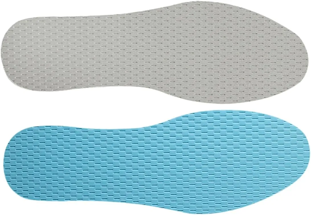 1 Pair Breathable Shoe Inserts for Men and Women Shock Absorbing Insoles for Running and Hiking Cuttable Lightweight Design for Enhanced Comfort and Support