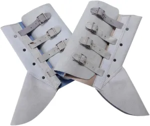 1 Pair Welding Foot Protector Cover Cowhide Welding Shoes Cover Lightweight Protective Accessory for Welders and Easy to Wear