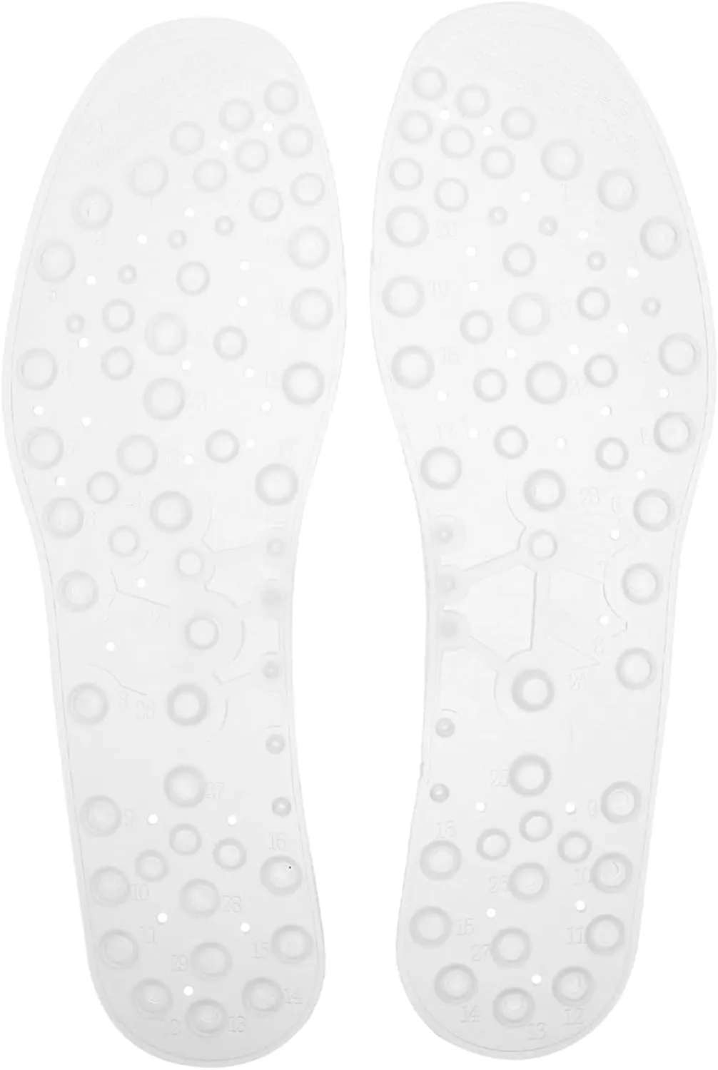 1Set Cuttable Sports Insoles Breathable Massaging Inserts for Maximum Comfort and Arch Support Non Slip Design for Daily Walking and Sports Fits Lightweight and Easy