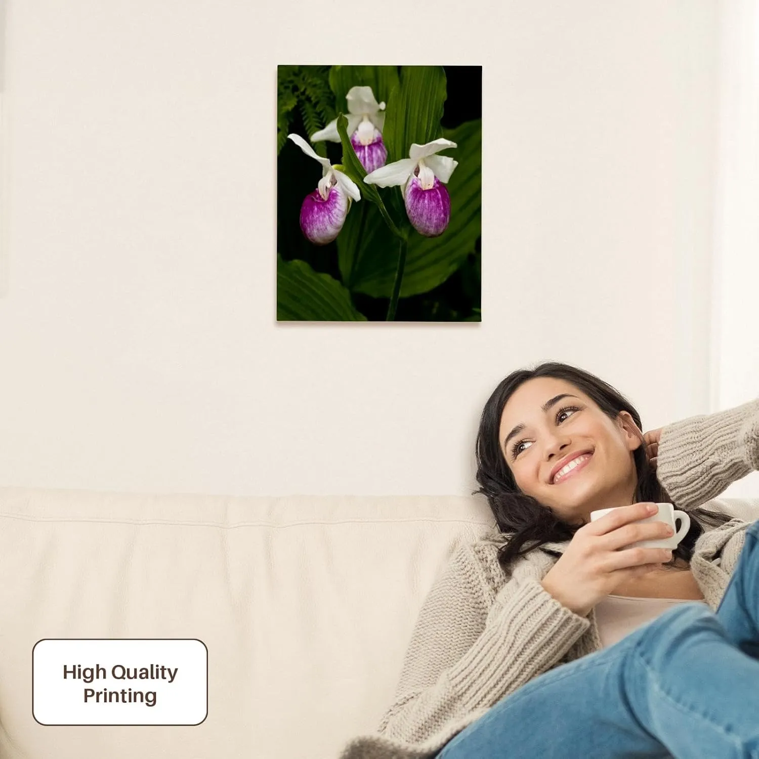 3dRose, USA, Minnesota, Lake Itasca, ladys slipper flower - US24 PHA0169 - Peter Hawkins, Museum Grade Canvas Wrap 11x14