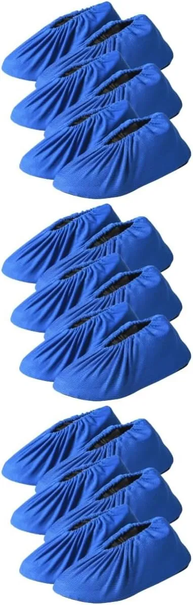 3pcs 3 Washable Shoe Covers Mesh Cloth Protector Reusable for Home Dentists Doctors Electricians Clean Floors
