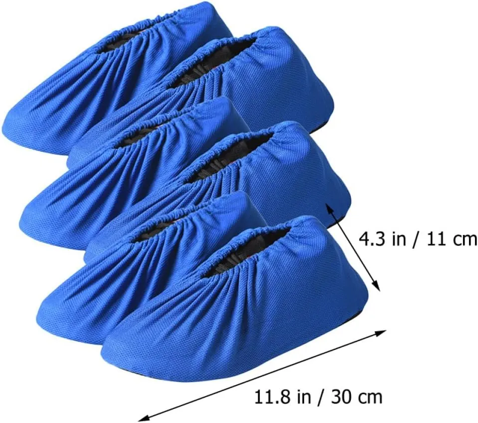 3pcs 3 Washable Shoe Covers Mesh Cloth Protector Reusable for Home Dentists Doctors Electricians Clean Floors