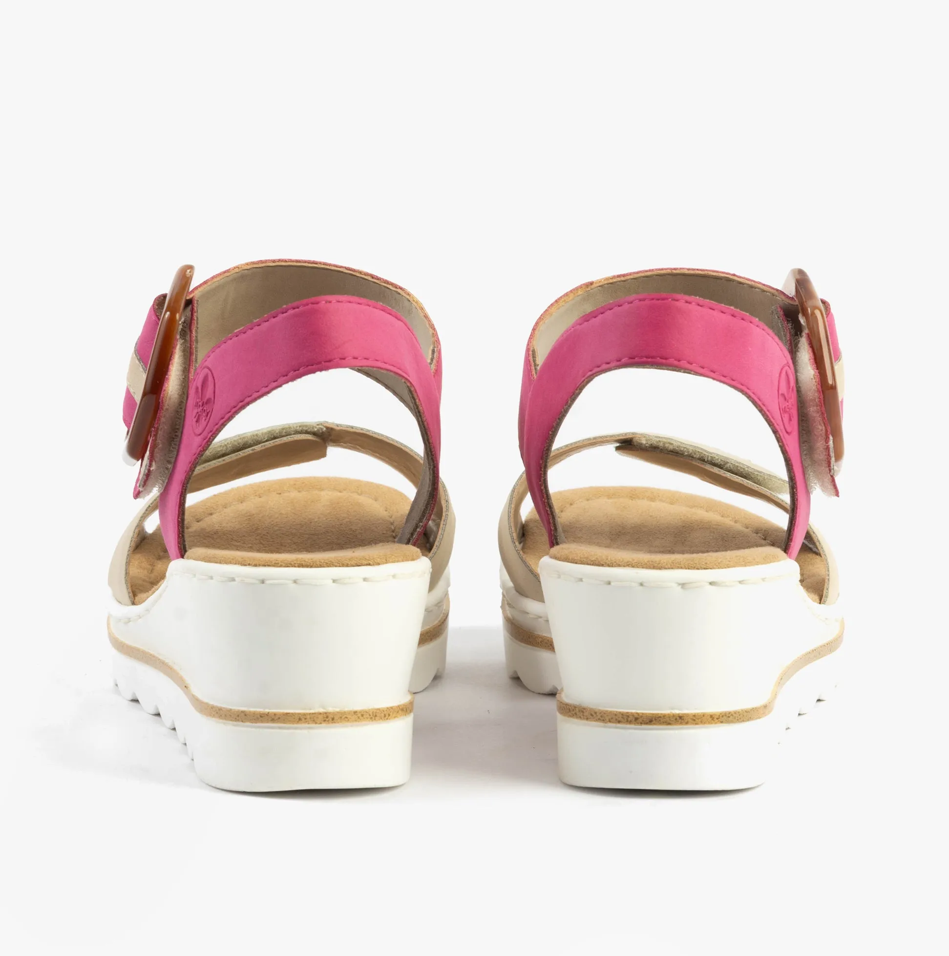 67476-31 Womens Sandals Beige Combination
