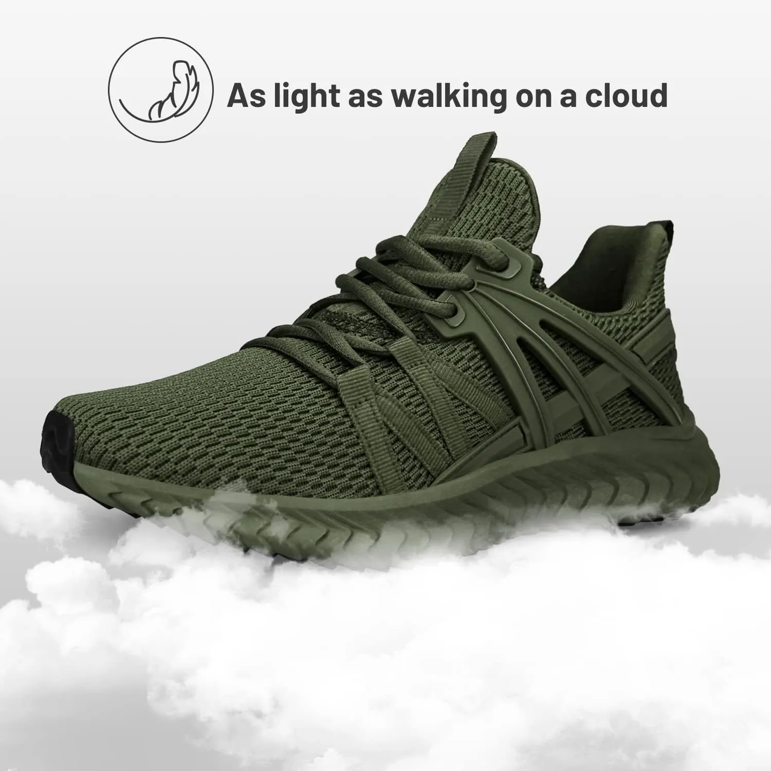 Abboos Womens Slip On Sneakers Women Walking Tennis Shoes Lightweight Casual Sneakers for Gym Travel Work