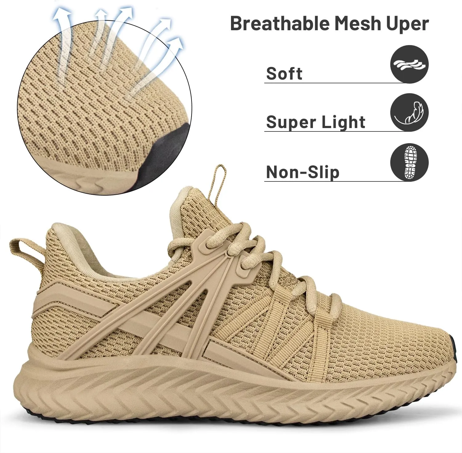 Abboos Womens Slip On Sneakers Women Walking Tennis Shoes Lightweight Casual Sneakers for Gym Travel Work