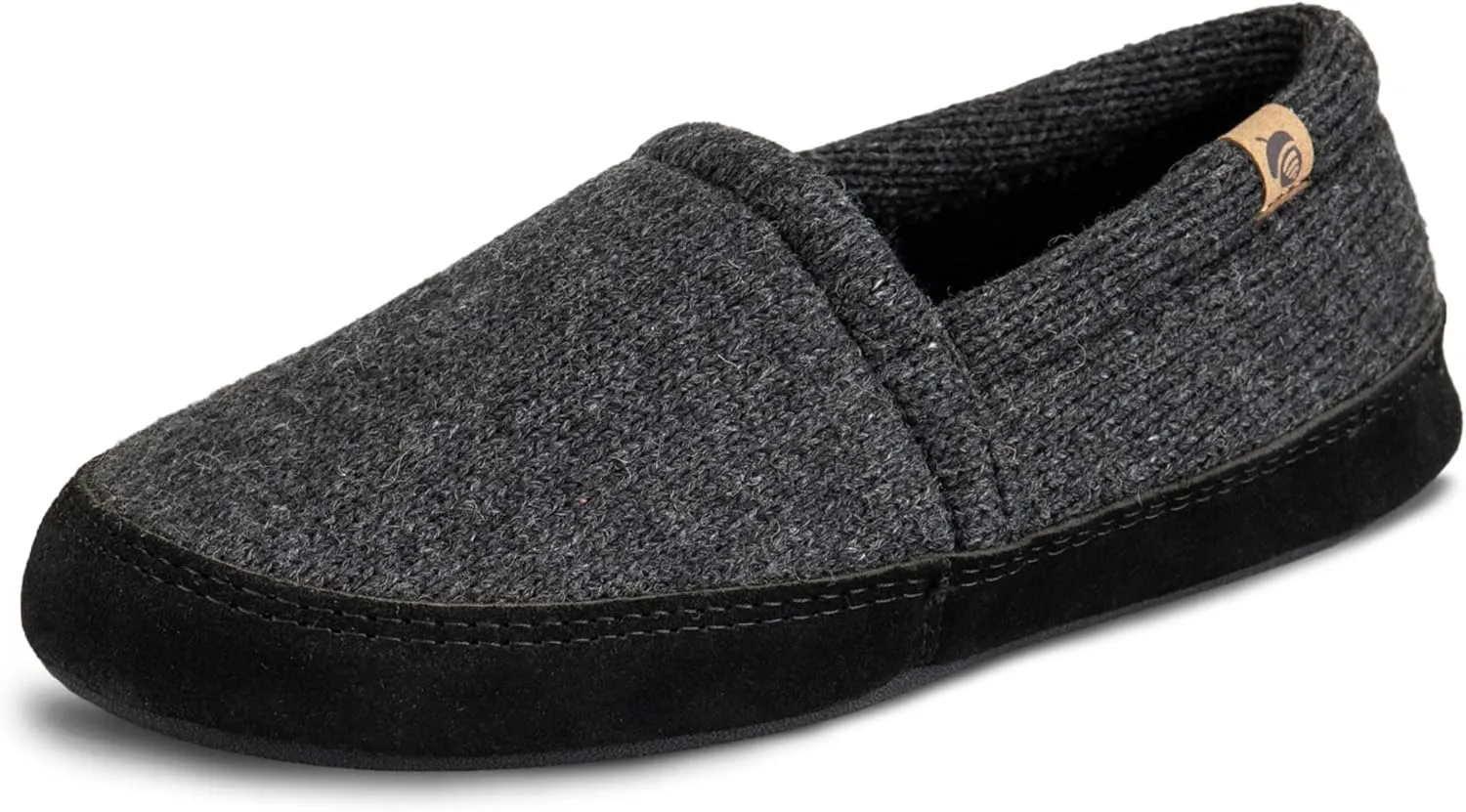 Acorn Men's Slippers with Memory Foam Insole Suede Sidewall and Rubber Outsole