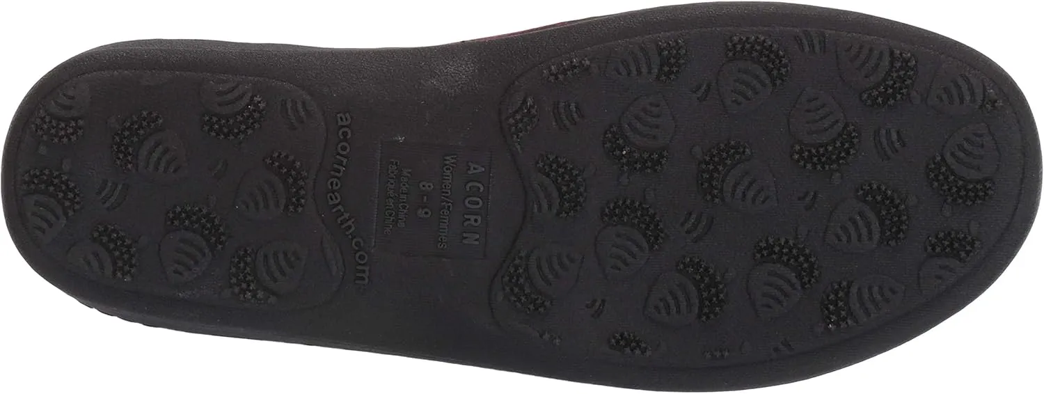 Acorn Women's Explorer Water Repellent Moc Slipper with Adjustable Toggle