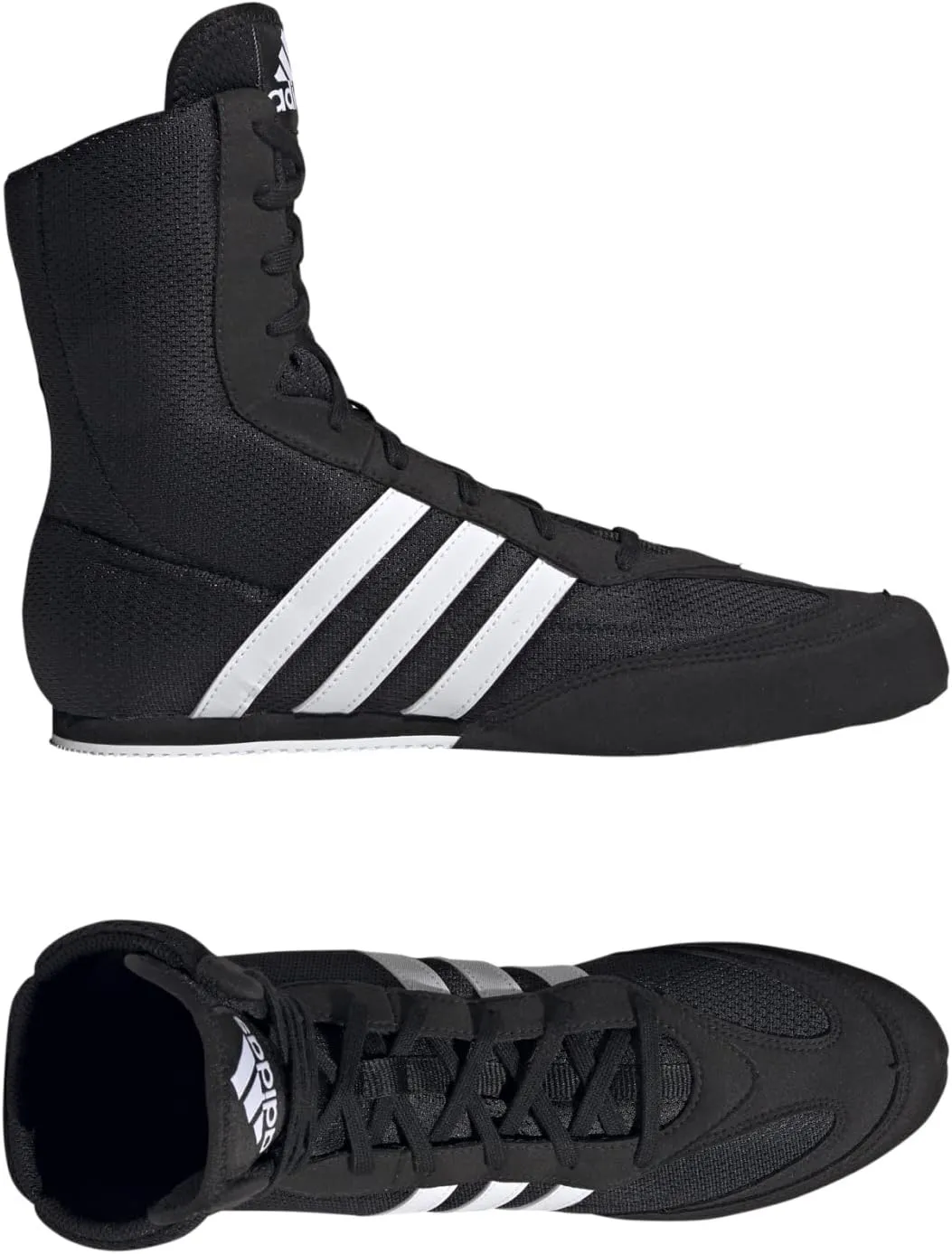 adidas Box Hog II Boxing Shoe - Breathable Mesh, Durable Sole for Performance