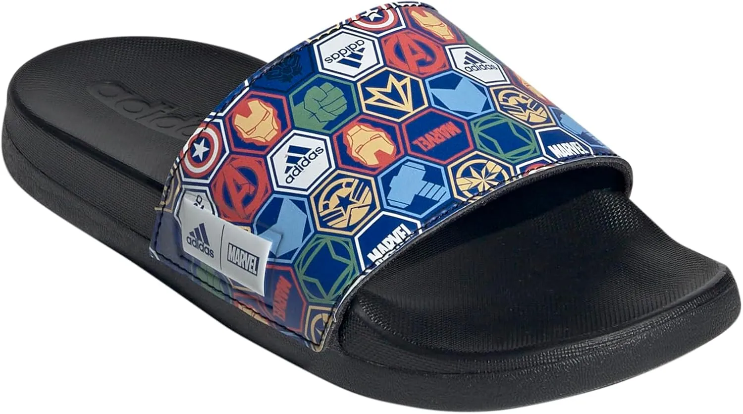 adidas Unisex-Child Marvel Avengers Adilette Comfort Slide Sandal