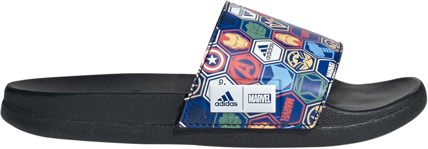adidas Unisex-Child Marvel Avengers Adilette Comfort Slide Sandal