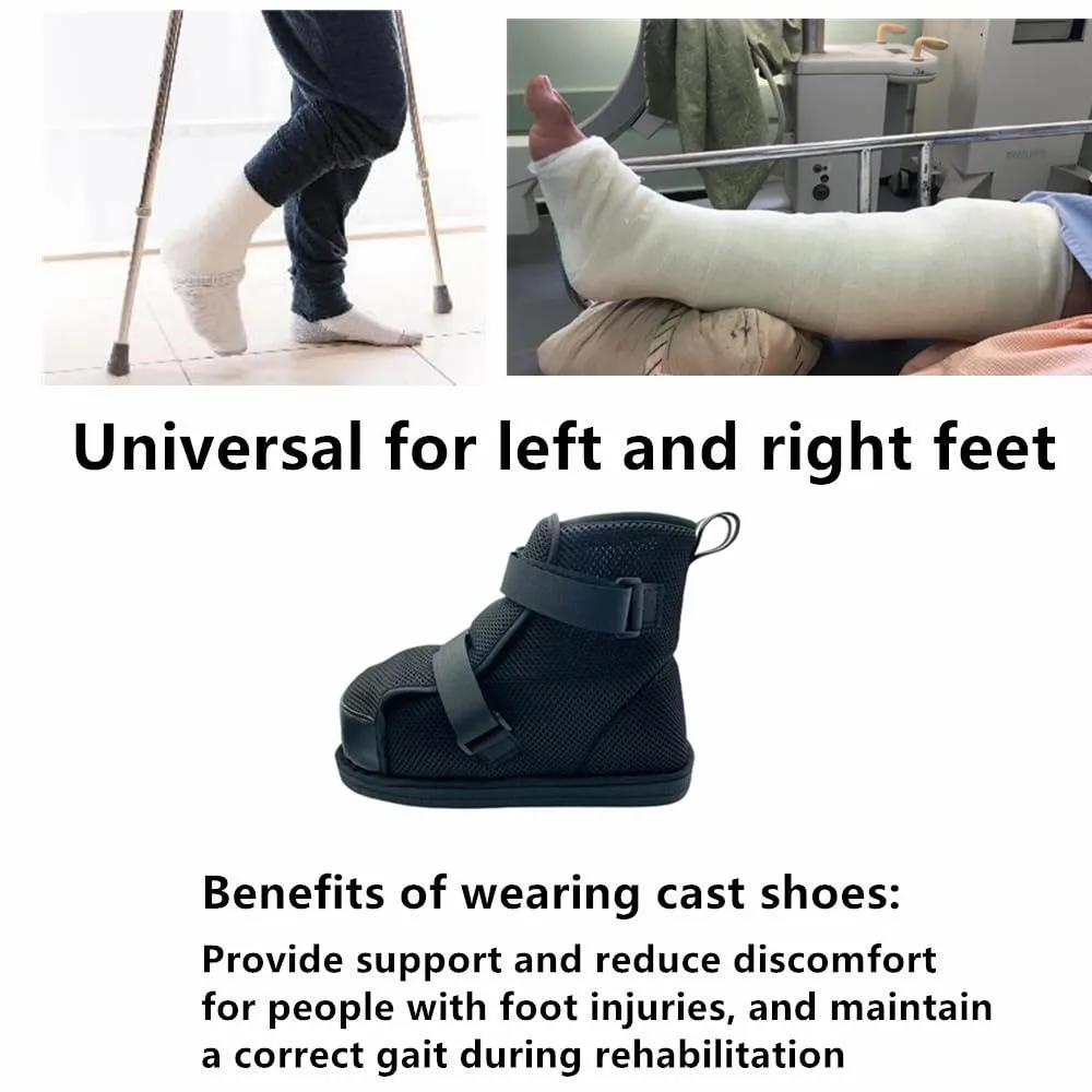 Adjustable Post Op Shoe, Thin, breathable, suitable for spring and summer, high top (M)