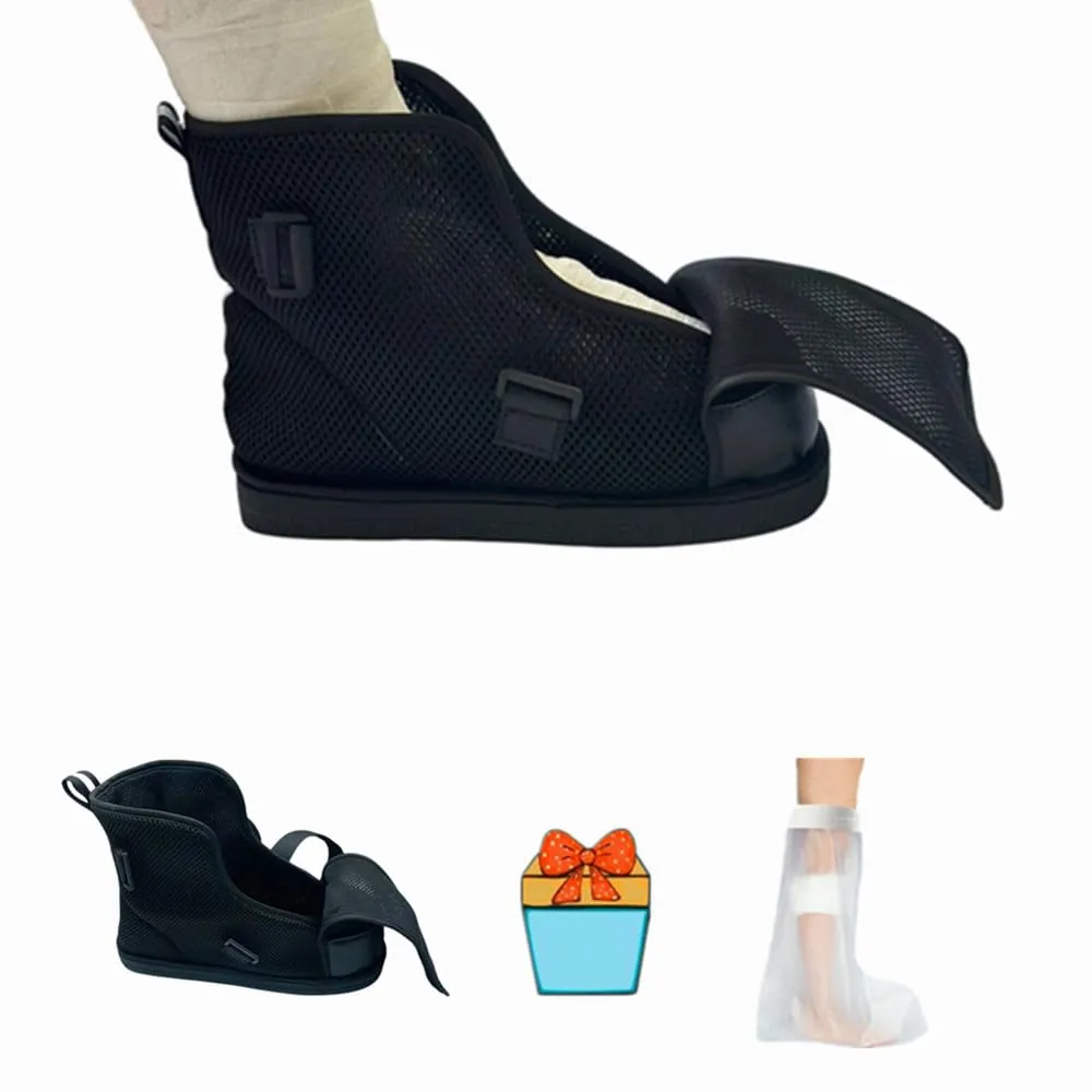 Adjustable Post Op Shoe, Thin, breathable, suitable for spring and summer, high top (M)