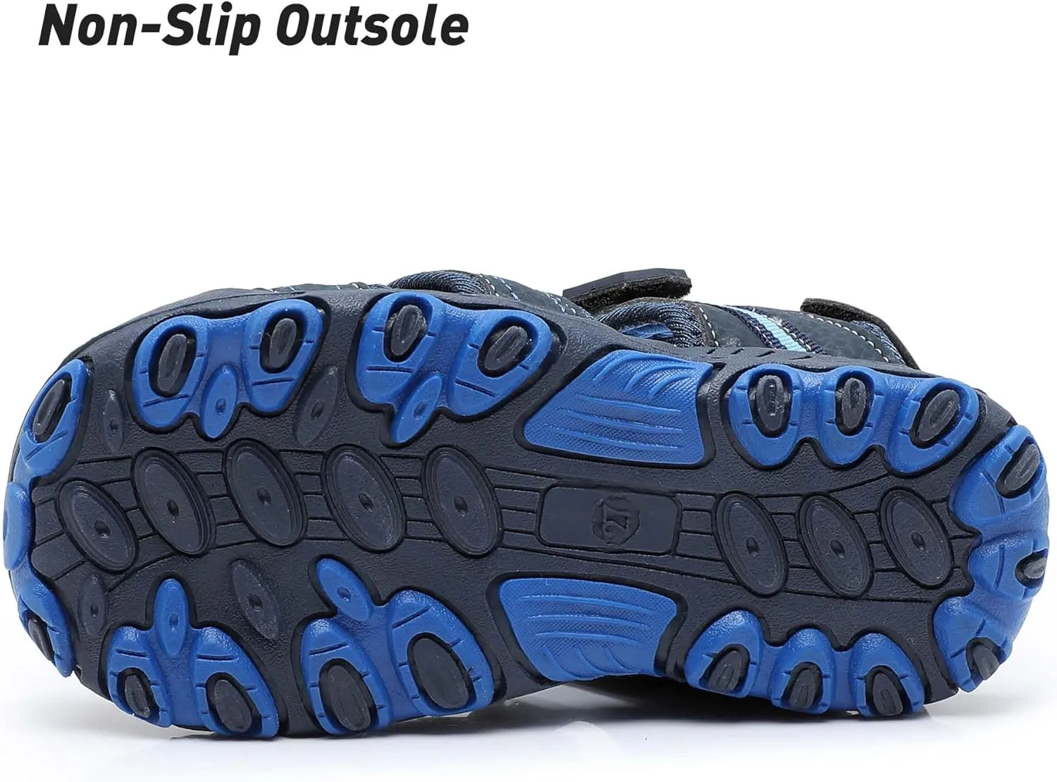 Ahannie Boys Girls Outdoor Sport Sandals,Kids Closed Toe Beach Sandals, Toddler Summer Shoes