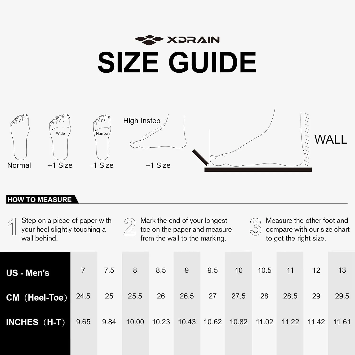 ALEADER Men's Stylish Water Shoes, Quick-Dry Xdrain Water Sneakers, Lightweight & Comfort Footed