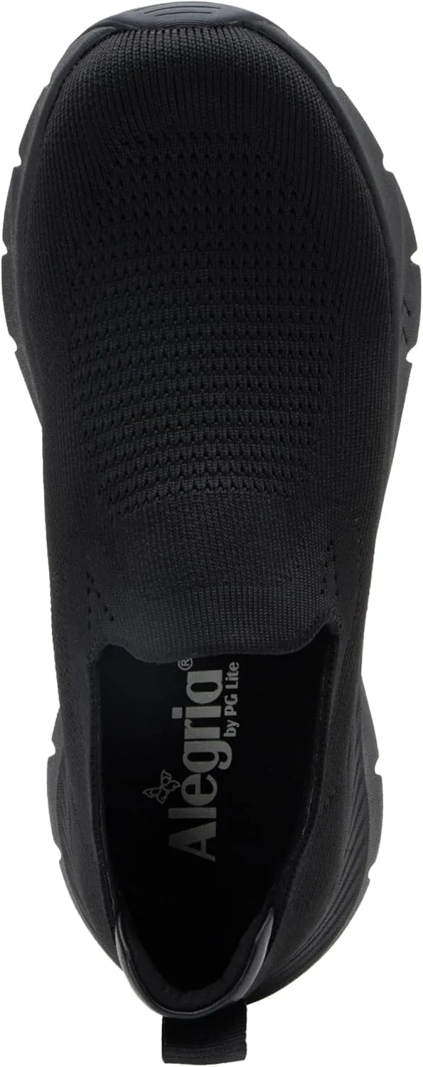 Alegria ReBounce Waze Lightweight Athletic Slip On with Knit Upper Handfree Shoes Lightweight Athletic Slip On with Knit Upper