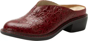 Alegria Women Michy Mule Western Open Back Leather Clog Heel