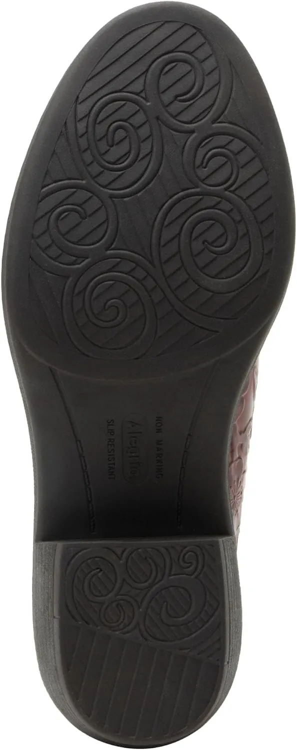 Alegria Women Michy Mule Western Open Back Leather Clog Heel