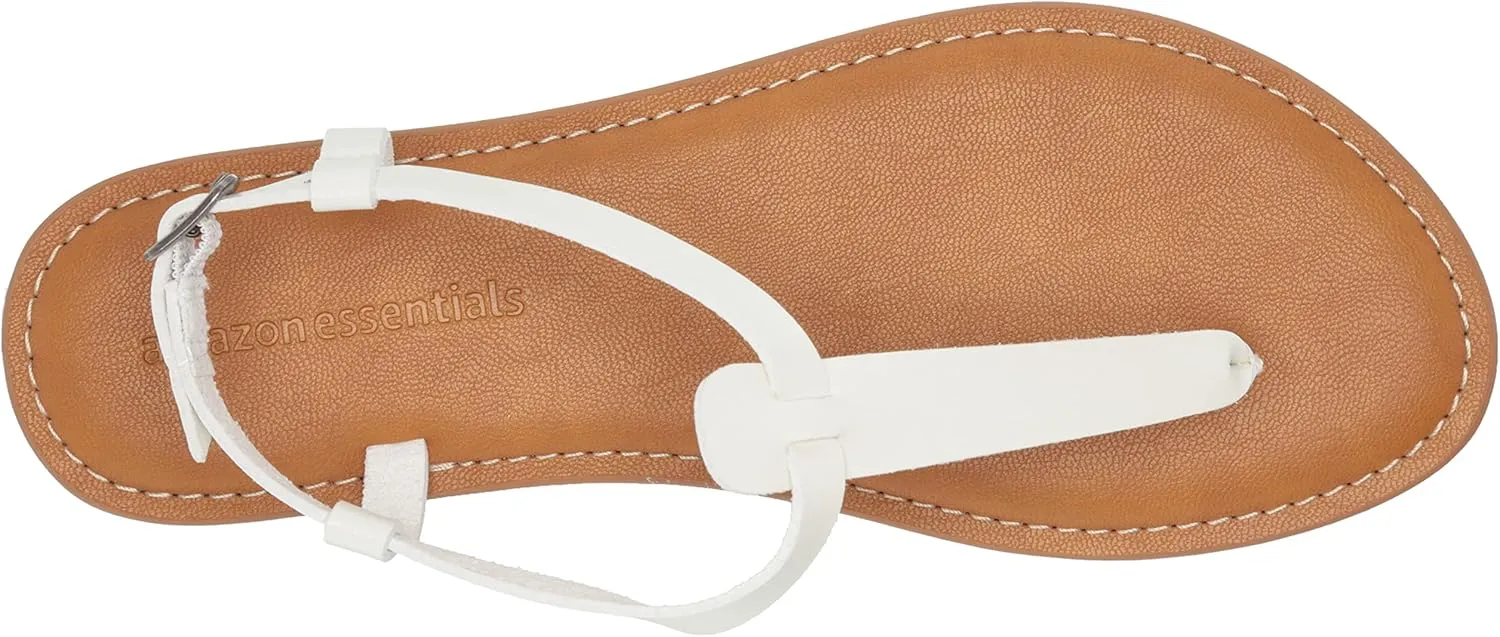 Amazon Essentials Women's Casual Thong Sandal with Ankle Strap