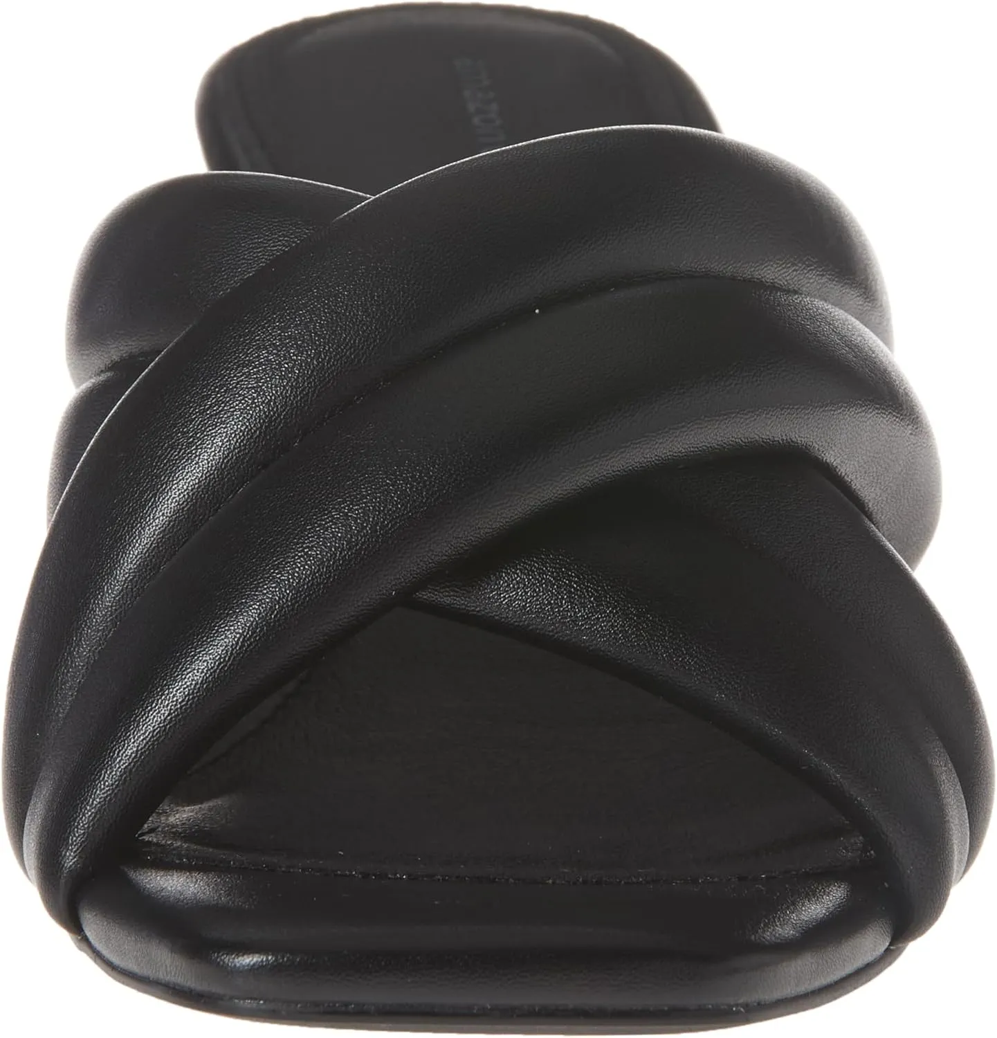 Amazon Essentials Women's Crossover Heeled Sandal with Padded Straps and Memory Foam Insole