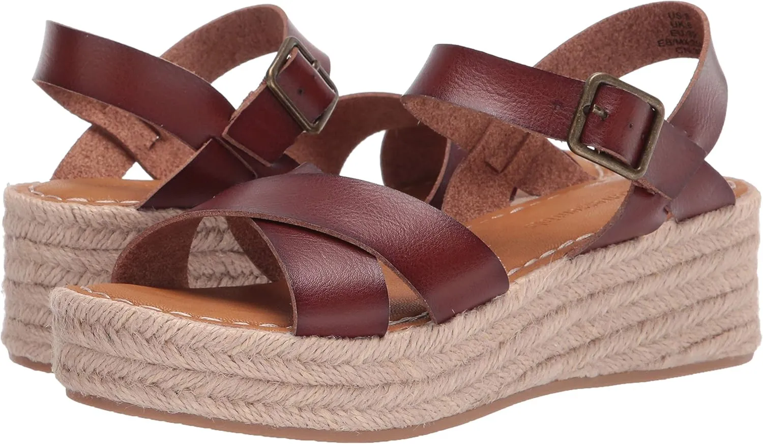 Amazon Essentials Women's Flatform Espadrille Sandal