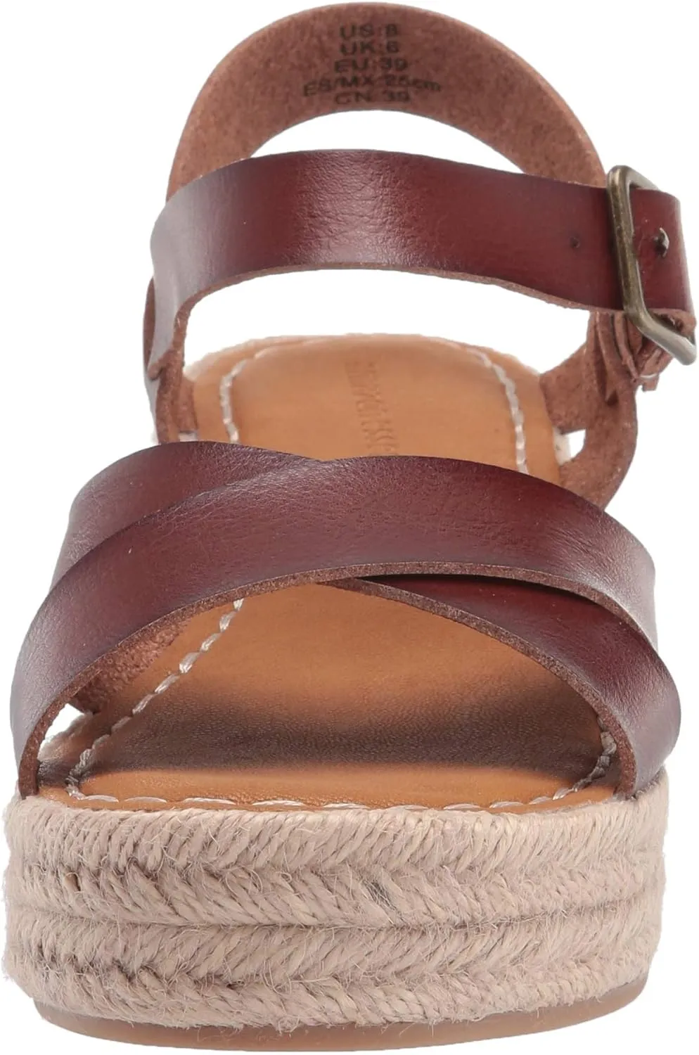 Amazon Essentials Women's Flatform Espadrille Sandal