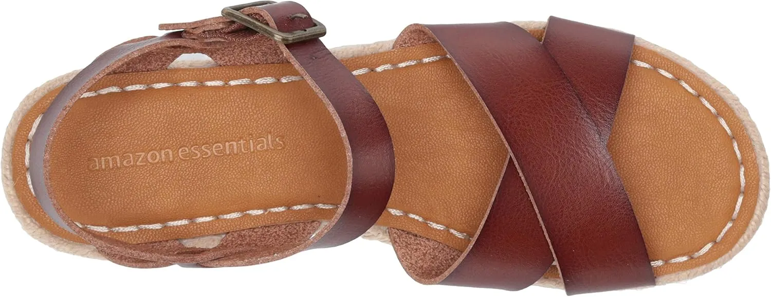 Amazon Essentials Women's Flatform Espadrille Sandal