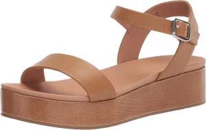 Amazon Essentials Women's Two Band Flatform Sandal