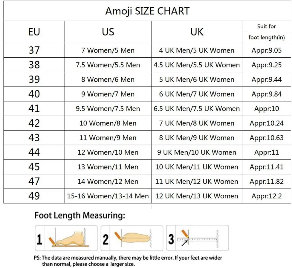 Amoji Unisex Garden Clogs Shoes Sandals Slippers AM1761