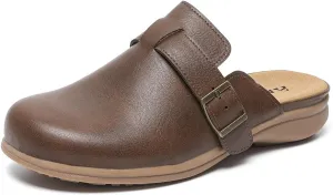 Amoji Women Clogs Slip On Sandals Lady Mule Shoes 711