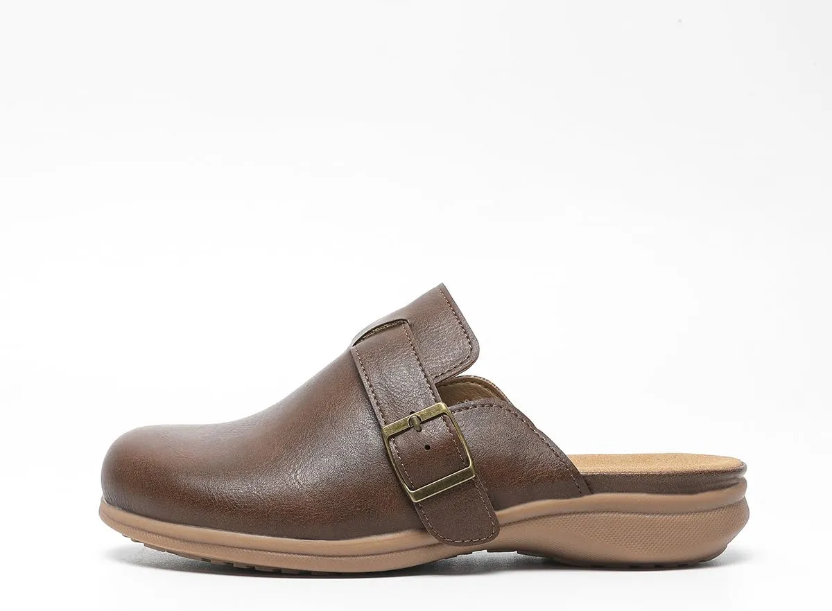 Amoji Women Clogs Slip On Sandals Lady Mule Shoes 711