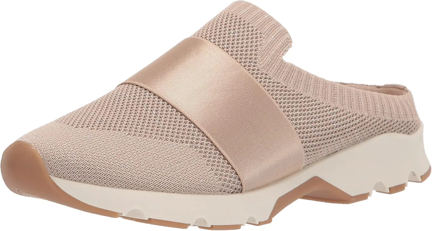 Anne Klein Women's On The Go Knit Slip-on Causal Fashion Mule Sneaker