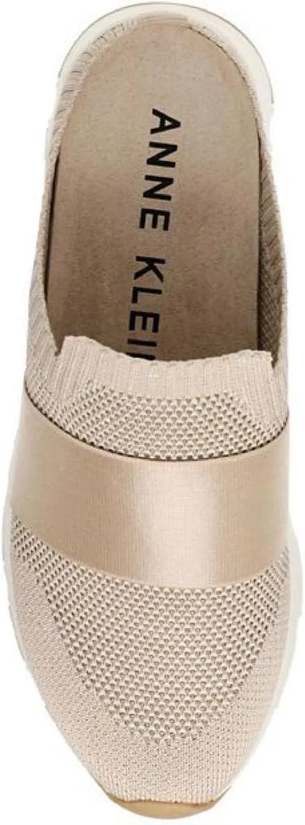 Anne Klein Women's On The Go Knit Slip-on Causal Fashion Mule Sneaker
