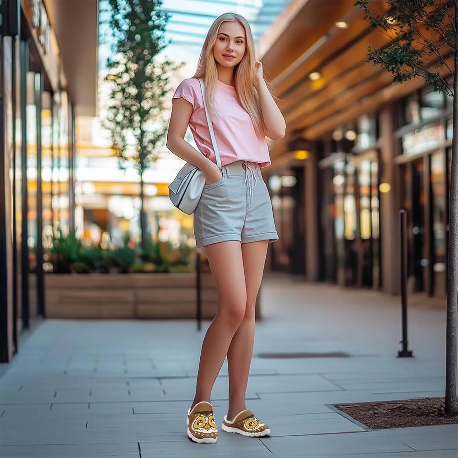 Backless Mesh Slip-On Mule Shoes for Women - Light, Comfort, Non-Slip, Easy Wear for Walking, Camping