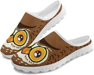 Backless Mesh Slip-On Mule Shoes for Women - Light, Comfort, Non-Slip, Easy Wear for Walking, Camping