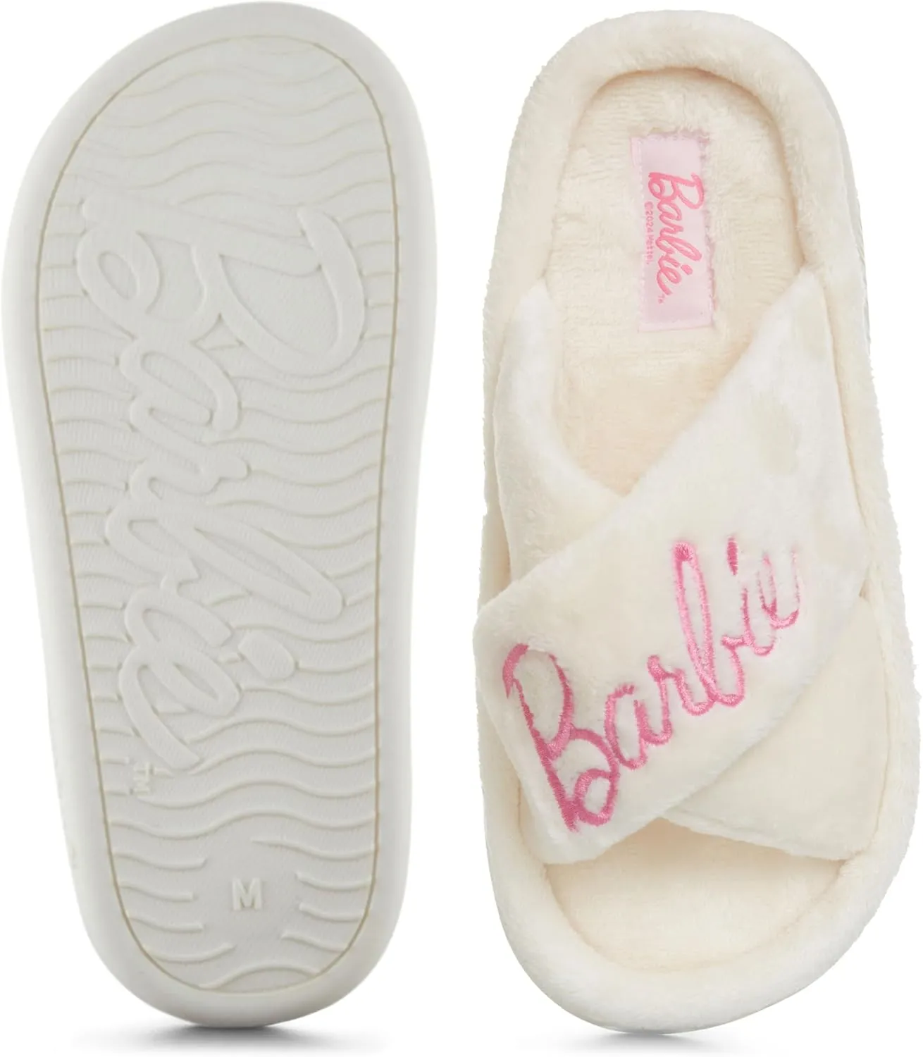 Barbie Extra Cozy Fuzzy House Slippers Slip-On Women's slipper