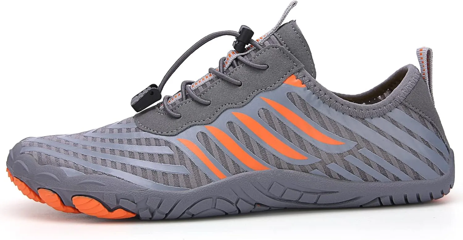 Barefoot for Women Men Breathable & Non-Slip Athletic Wide Toe Water Shoes Aqua Shoes for Beach Swimming Hiking Boating Sailing