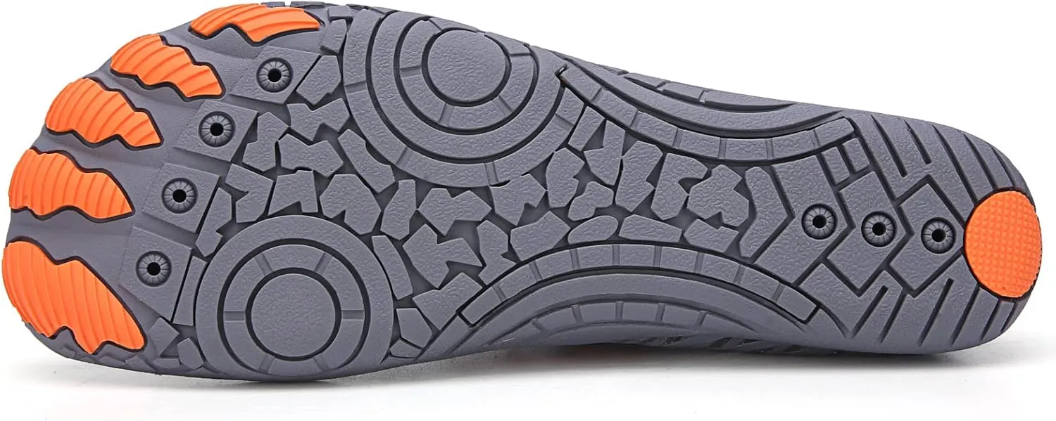 Barefoot for Women Men Breathable & Non-Slip Athletic Wide Toe Water Shoes Aqua Shoes for Beach Swimming Hiking Boating Sailing