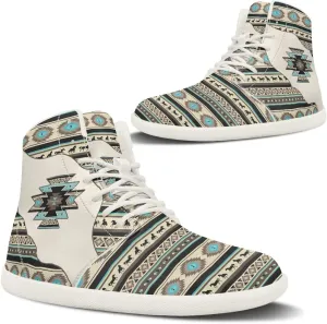Barefoot Minimalist Shoes Mandala Style Women Wide Width Fashion Sneaker Non-Slip Sneakers Lightweight PU Leather