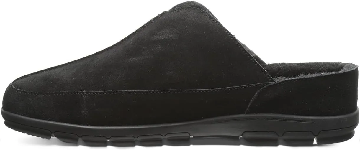 BEARPAW Men's Bruce Slipper | Men's Classic Suede | Men's Slip On Shoes | Comfortable Casual Shoes