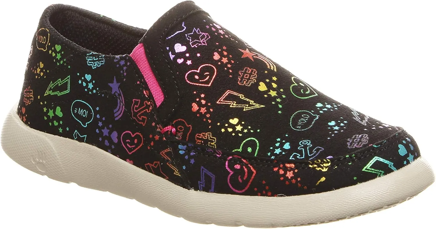 BEARPAW Sunny Youth Multiple Colors | Youth's Casual Shoe | Youth's Slip On Shoe | Comfortable & Lightweight