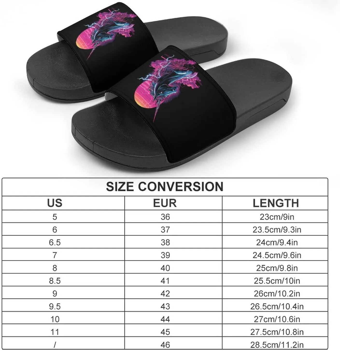 Beast Unicorm Thunder Shower Sandals PVC Pillow Slippers Bath Slip On Home Shoes Non-Slip for Outdoor