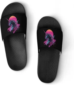 Beast Unicorm Thunder Shower Sandals PVC Pillow Slippers Bath Slip On Home Shoes Non-Slip for Outdoor