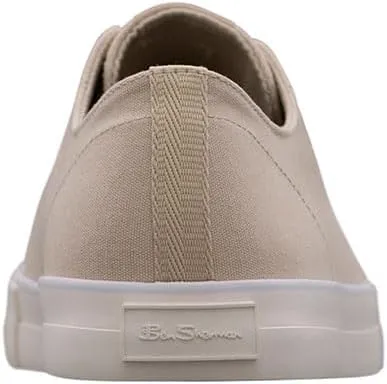 Ben Sherman Mens Hadley Lo Lace Up Sneakers Shoes Casual - Beige