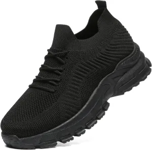 Bernal Sneakers for Women Work Tennis Shoes Fashion Soft Lightweight Mesh Breathable Non Slip Lace-UP Walking Shopping Shoes