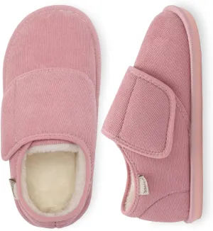 Besroad Womens Furry Memory Foam House Slippers Wide Diabetic Shoes Adjustable Bedroom Slippers Arthritis Edema Swollen House Shoes Indoor Outdoor