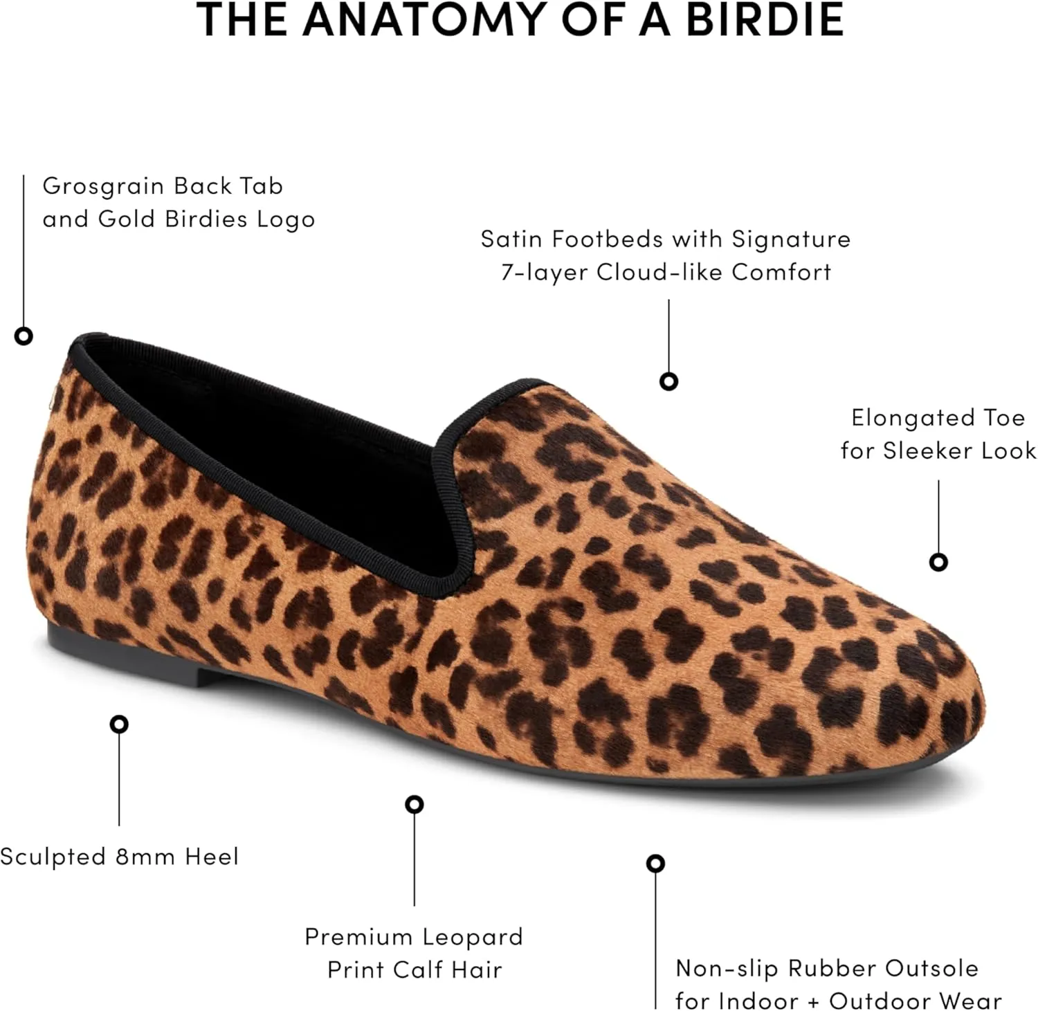 Birdies Women's Starling, Slip-On Flats, Comfortable Casual Dressy Shoes