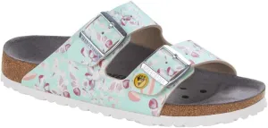 BIRKENSTOCK Arizona ESD Birko-Flor Women's Clogs - Flowers Fields Mint - EU 36