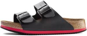 Birkenstock Sandals ''Arizona'' from Birko-Flor in Black 40 EU / 9-9.5 Women / 7-7.5 Men