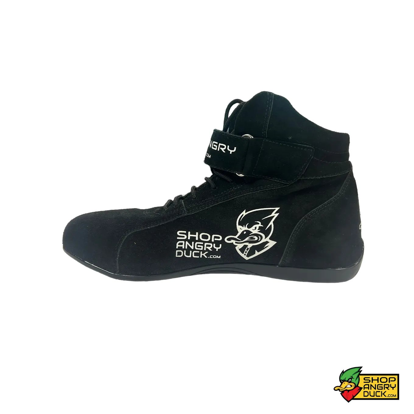 Black & White ShopAngryDuck.com SFI 3.3/5 Race Shoe